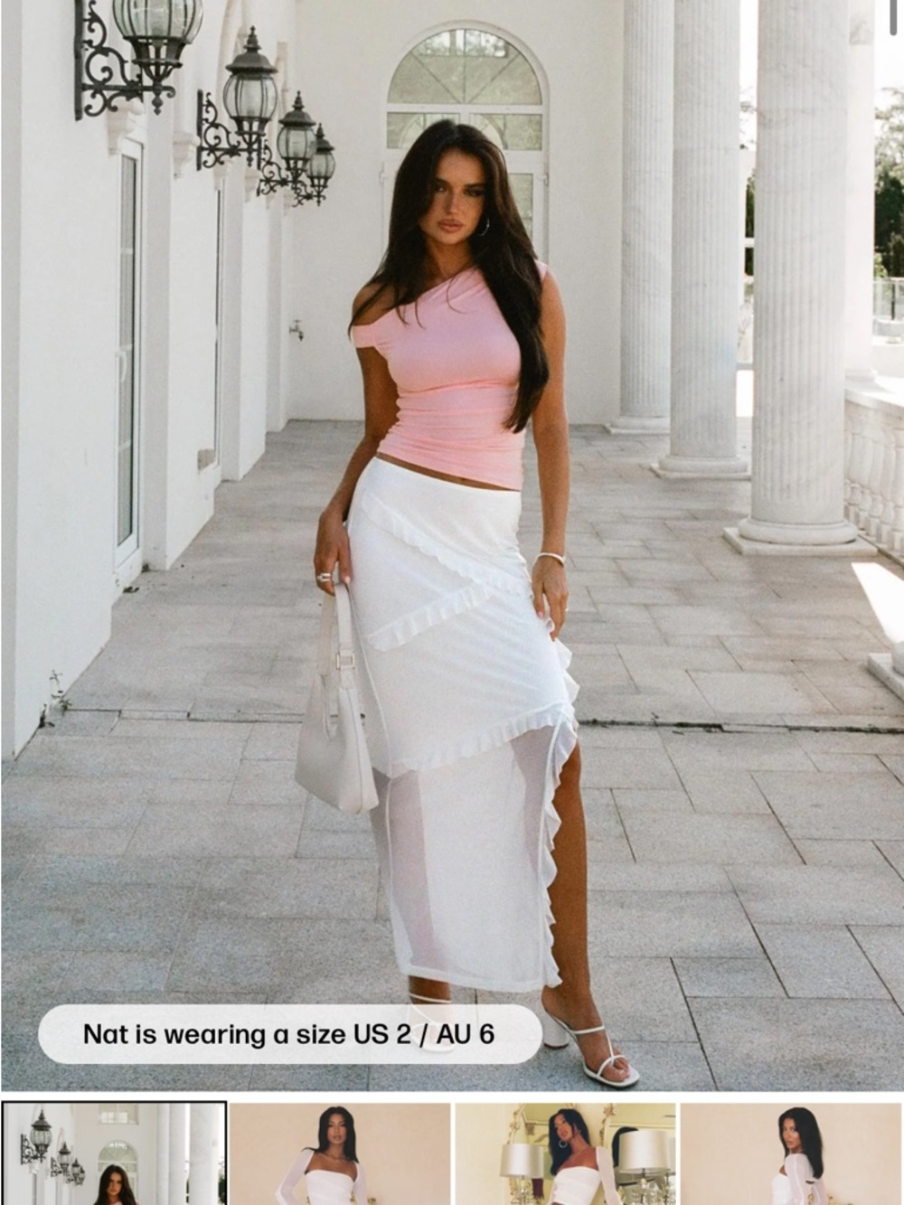 Princess Polly Maxton Ruffle Maxi Skirt
